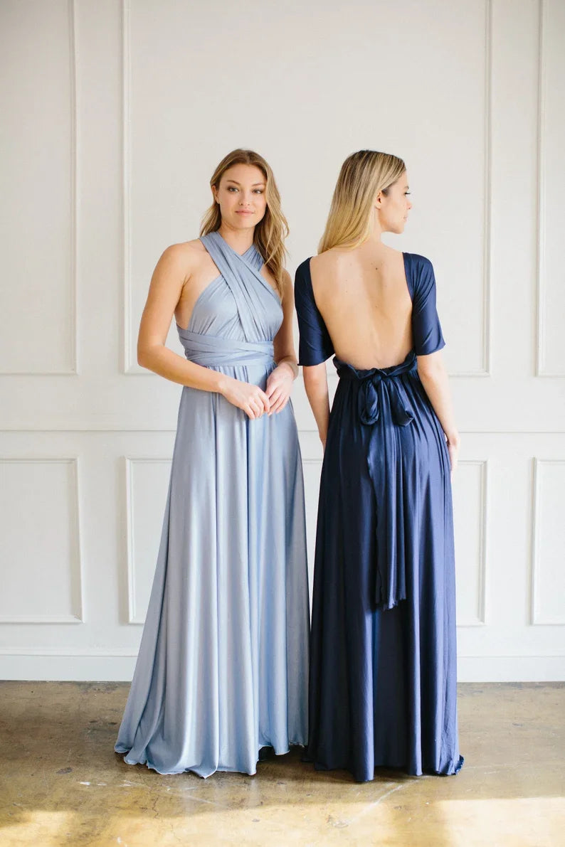 Multiway Maxi Dress Bridesmaid Dress Infinity Cocktail Dress