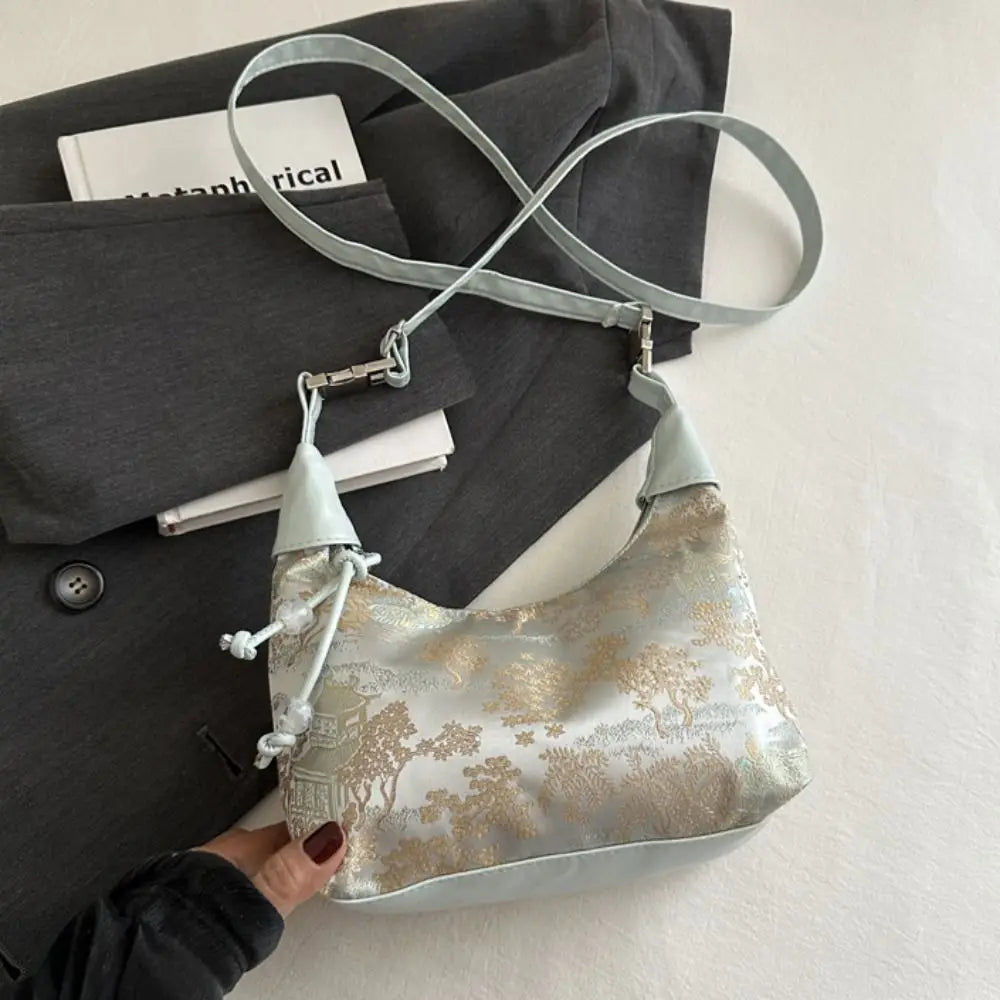 Luxury Embroidery Shoulder Bag