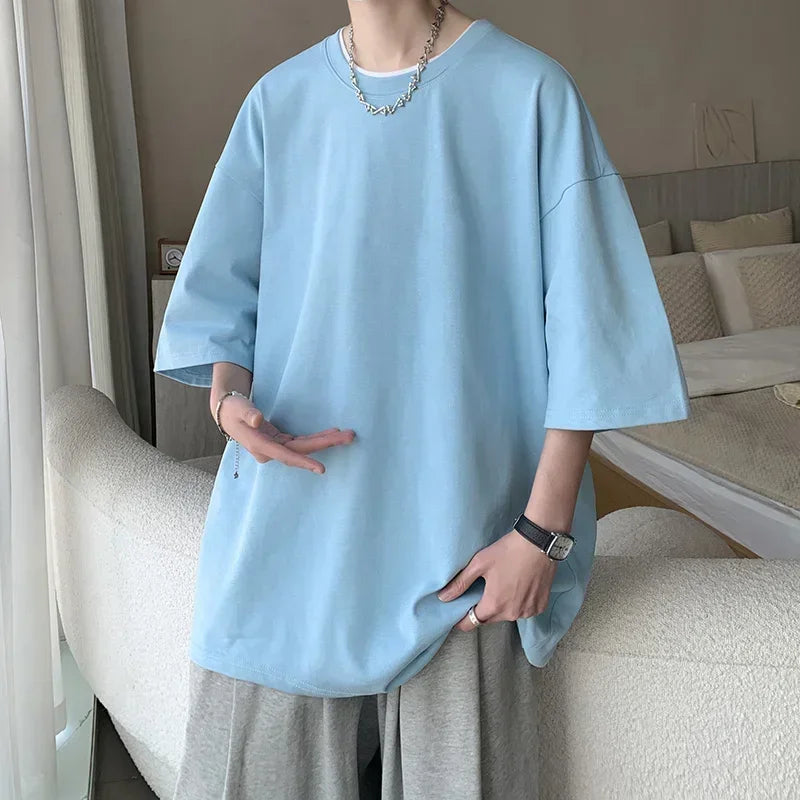 Men's Cotton T-shirts Oversized