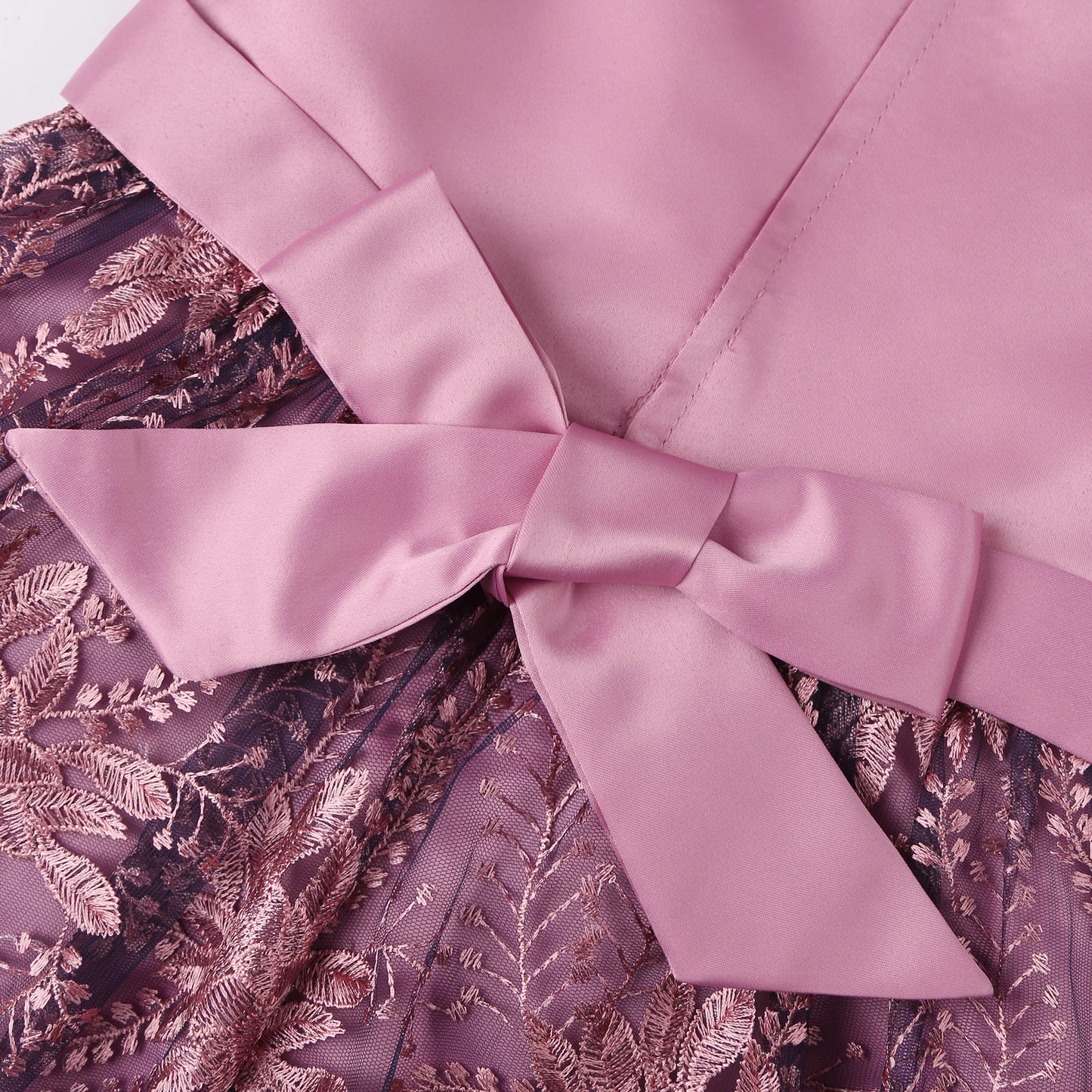 Girls' Gauze Pompadour Dress