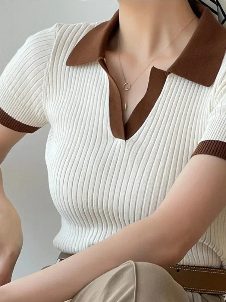 T-shirt Polo Collar