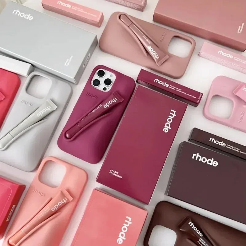 Luxury Rhode Lipstick Holder Silicone Case.