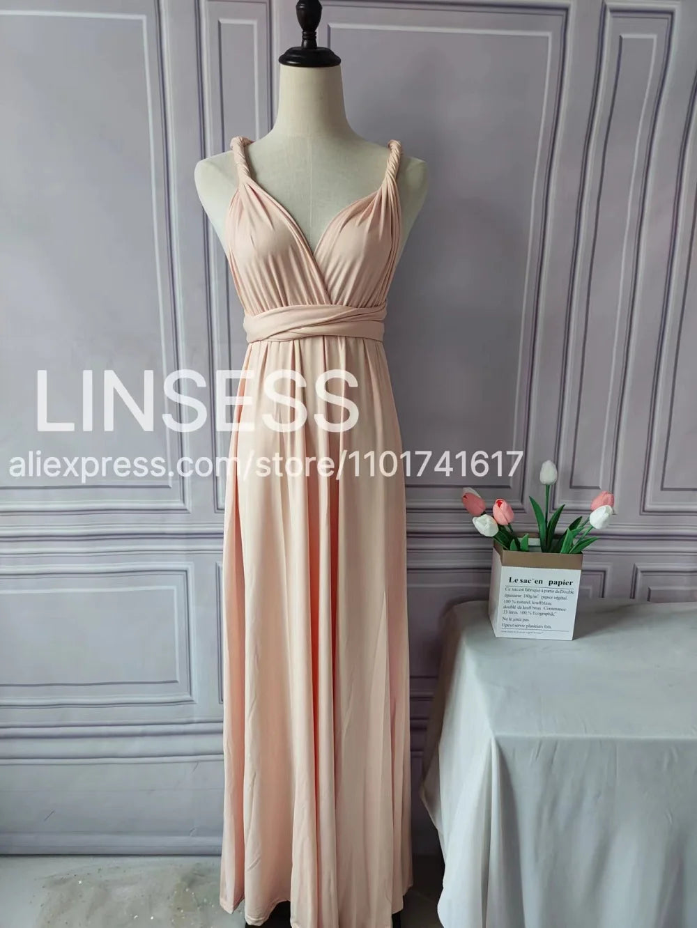 Multiway Maxi Dress Bridesmaid Dress Infinity Cocktail Dress