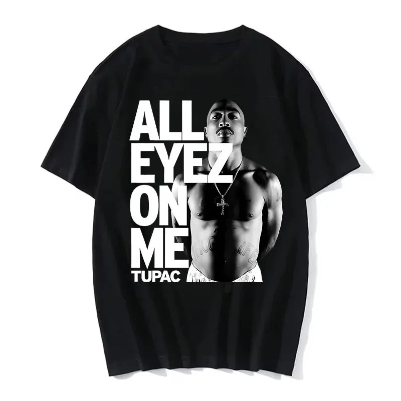 Summer Fashion Cotton T-shirt Rapper Tupac