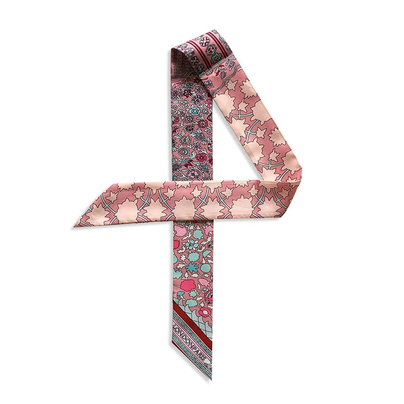 Small Silk Scarves, Silk Tied Bags, Scarves, Handles, Scarves,