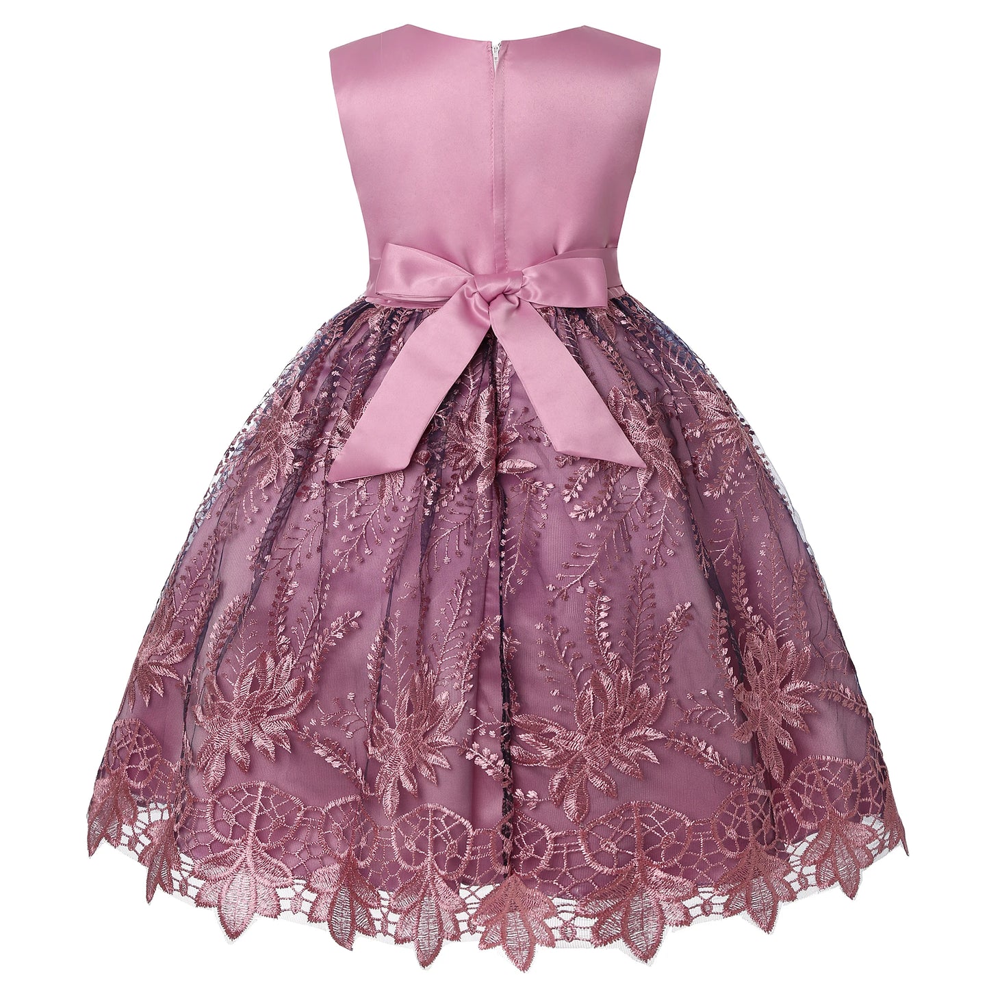 Girls' Gauze Pompadour Dress