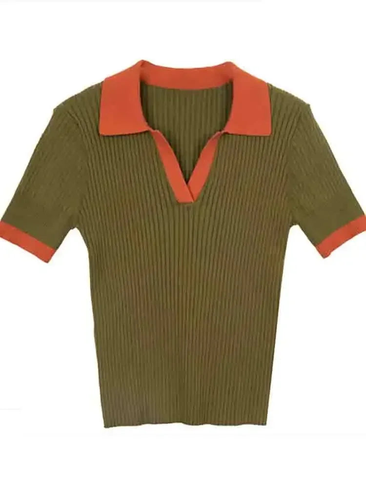 T-shirt Polo Collar