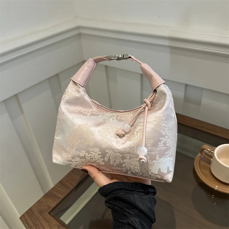 2025 Chinese Style Fine Embroidery Ladies Handbags
