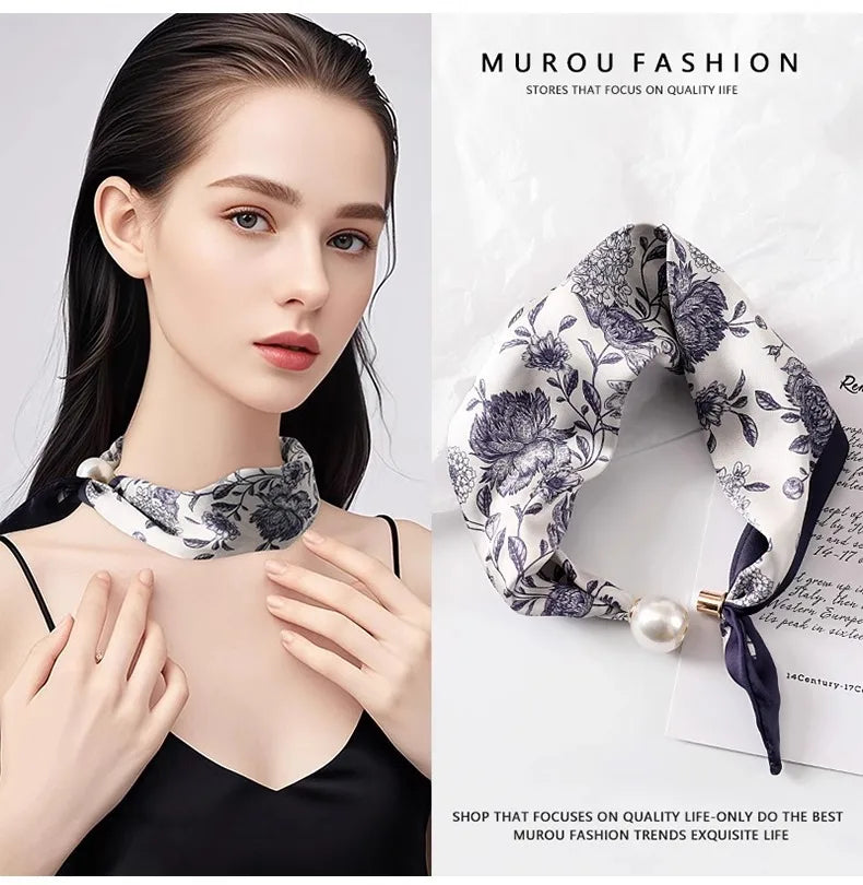 Necklaces Pearls Magnetic Buckles Scarves Short Collarbones Clothing Accessories Neck Protection Scar Covering Women's Scarves