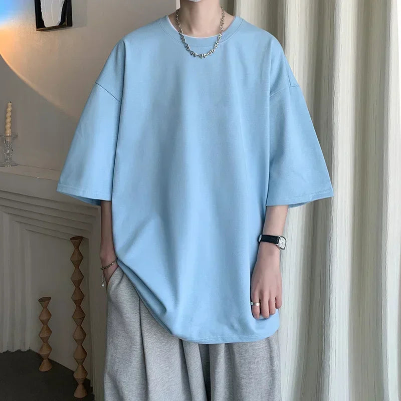 Men's Cotton T-shirts Oversized