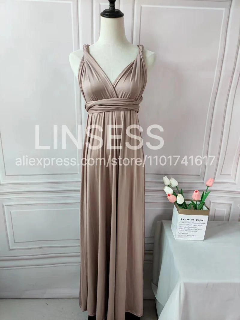 Multiway Maxi Dress Bridesmaid Dress Infinity Cocktail Dress