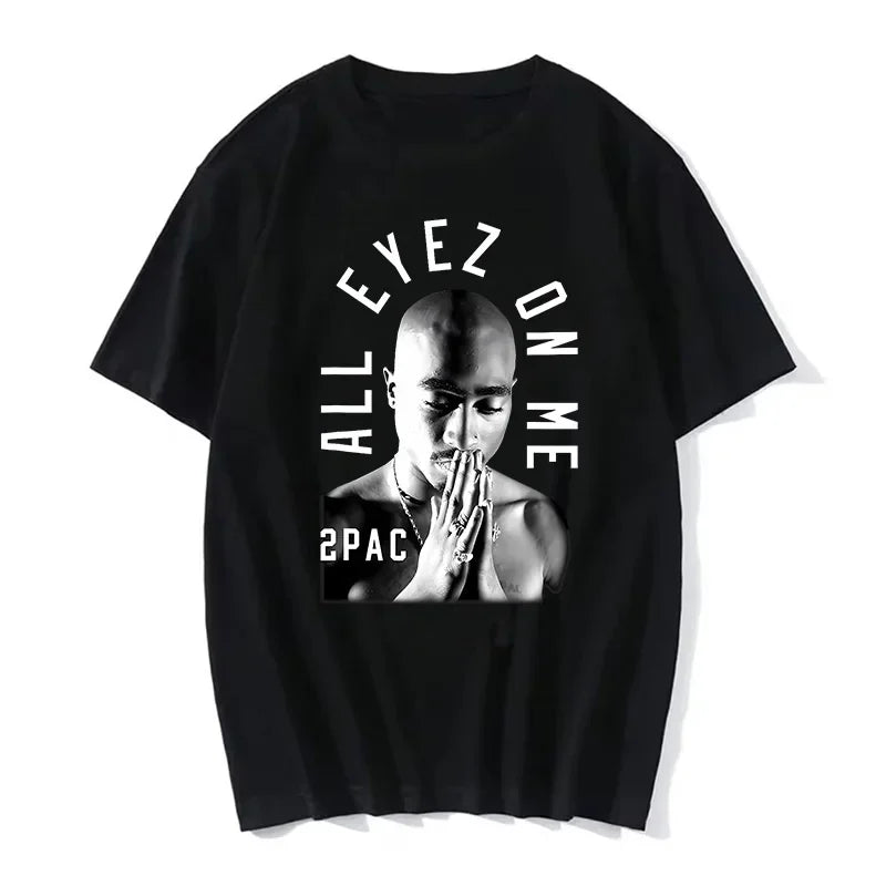 Summer Fashion Cotton T-shirt Rapper Tupac
