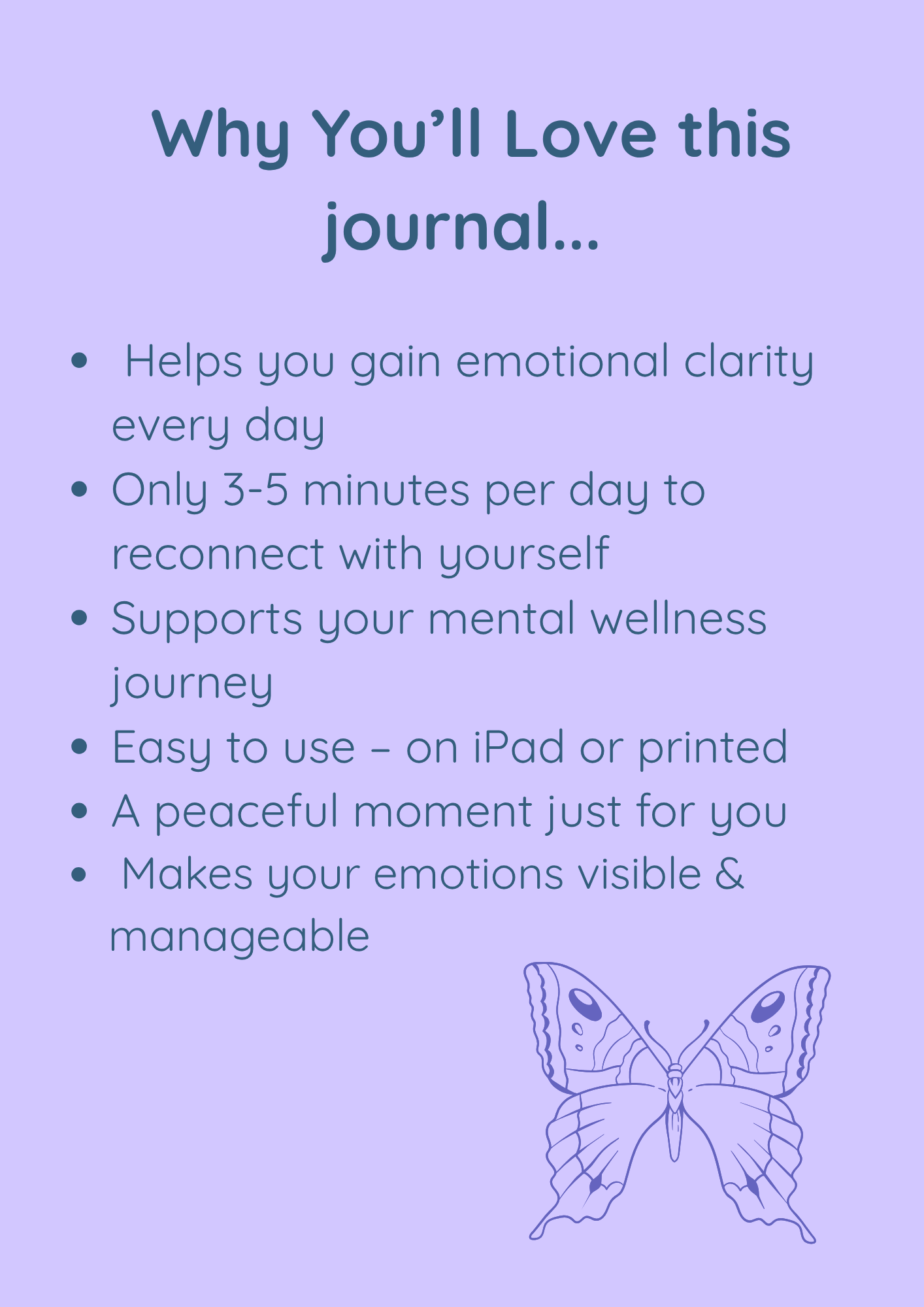 Guided Mood Reflection Journal | 30+ Pages Daily, Weekly & Monthly Prompts (Printable + Digital)