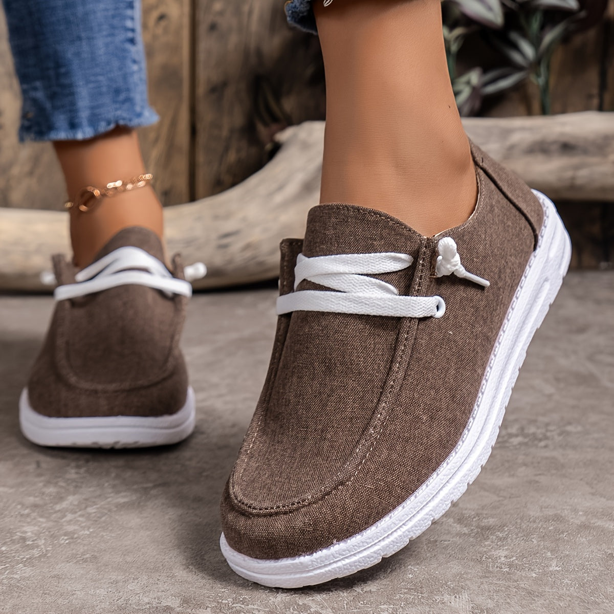 Women's Lace Up Loafer Shoes,