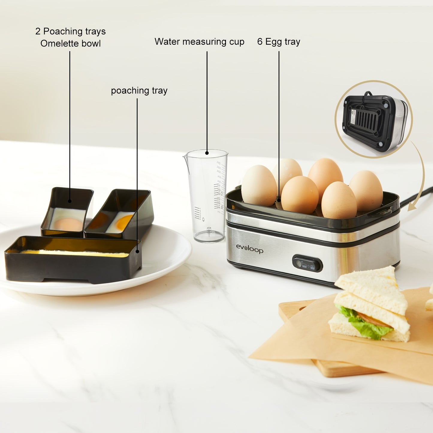 Evoloop Rapid Egg Cooker -