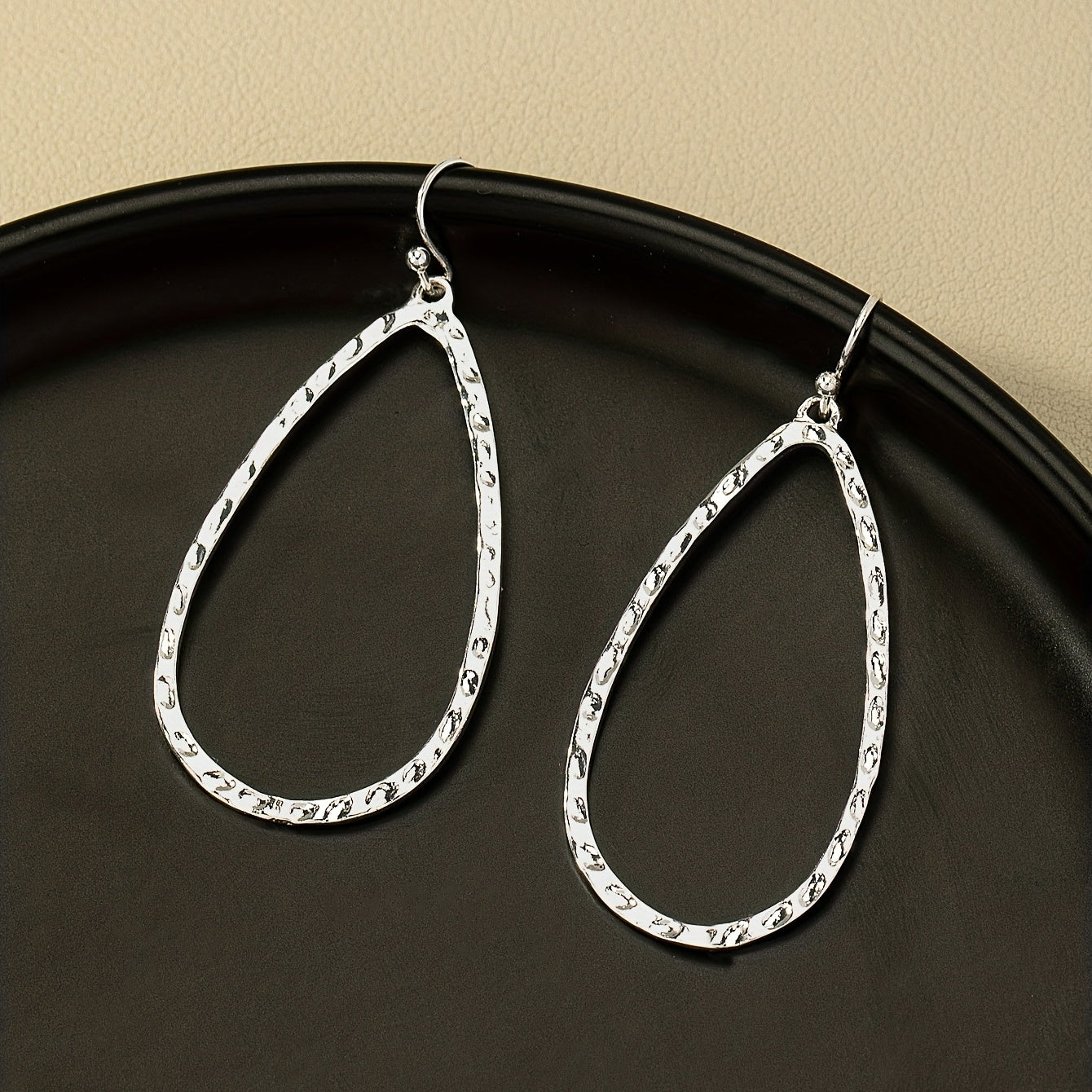 Hollow Dainty Water Drop Shape Pendant Drop