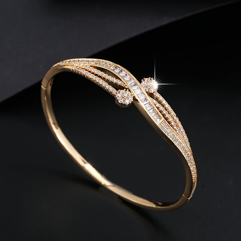 Stylish and Hot-Selling Women's Versatile Zirconia Bracelet