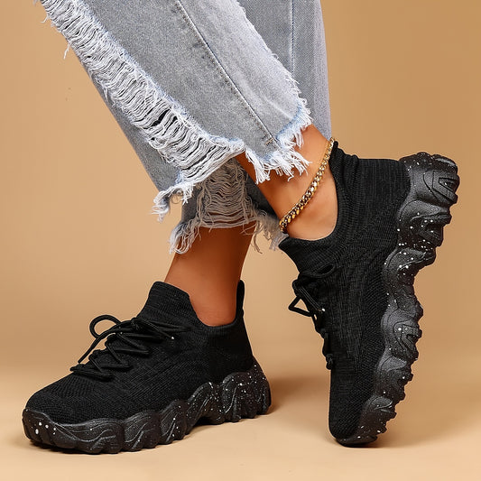 Women's Leisure Knit Sneakers,