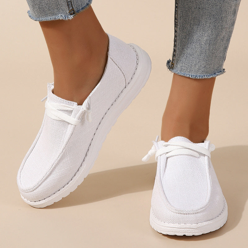 Women's Lace Up Loafer Shoes,