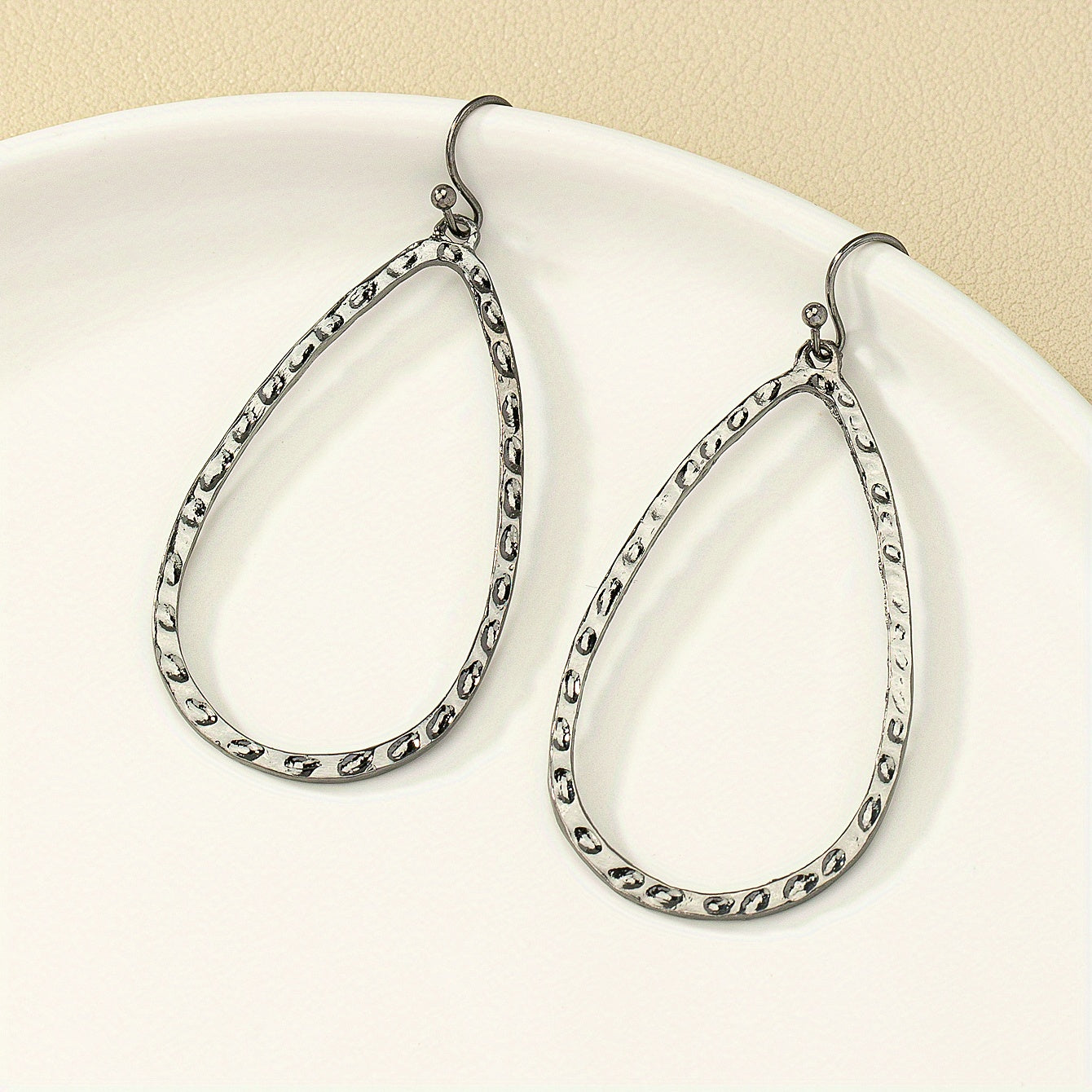 Hollow Dainty Water Drop Shape Pendant Drop