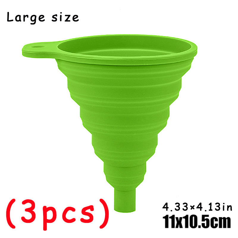 [Large Size] Car Engine Oil Funnel,