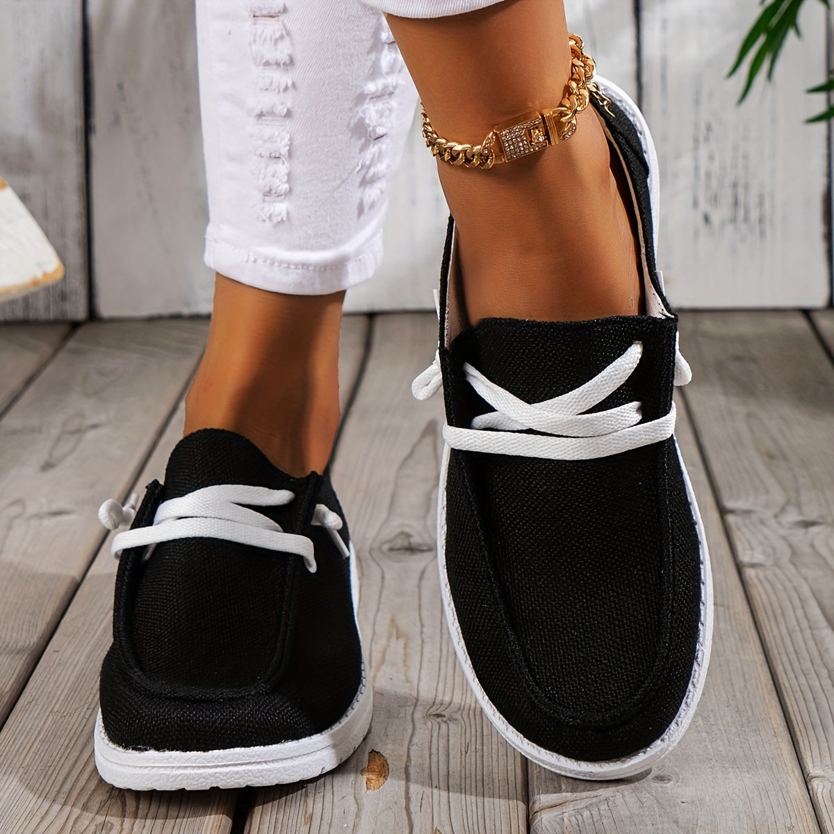 Women's Lace Up Loafer Shoes,