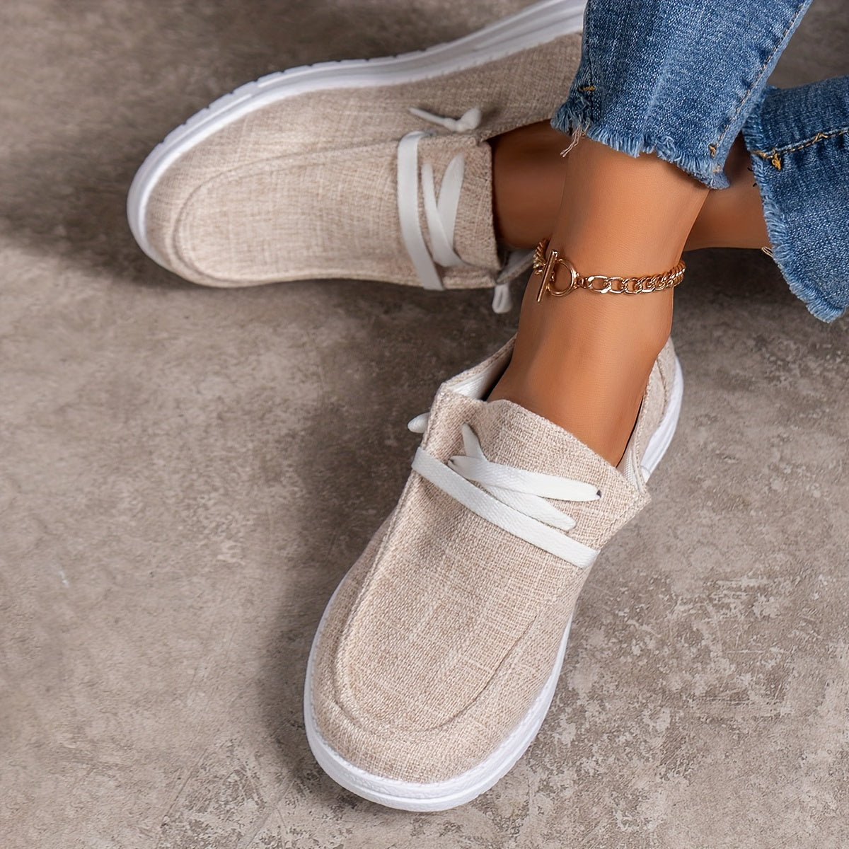 Women's Lace Up Loafer Shoes,