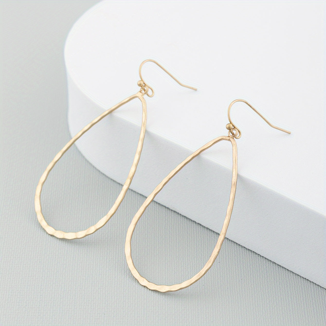 Hollow Dainty Water Drop Shape Pendant Drop