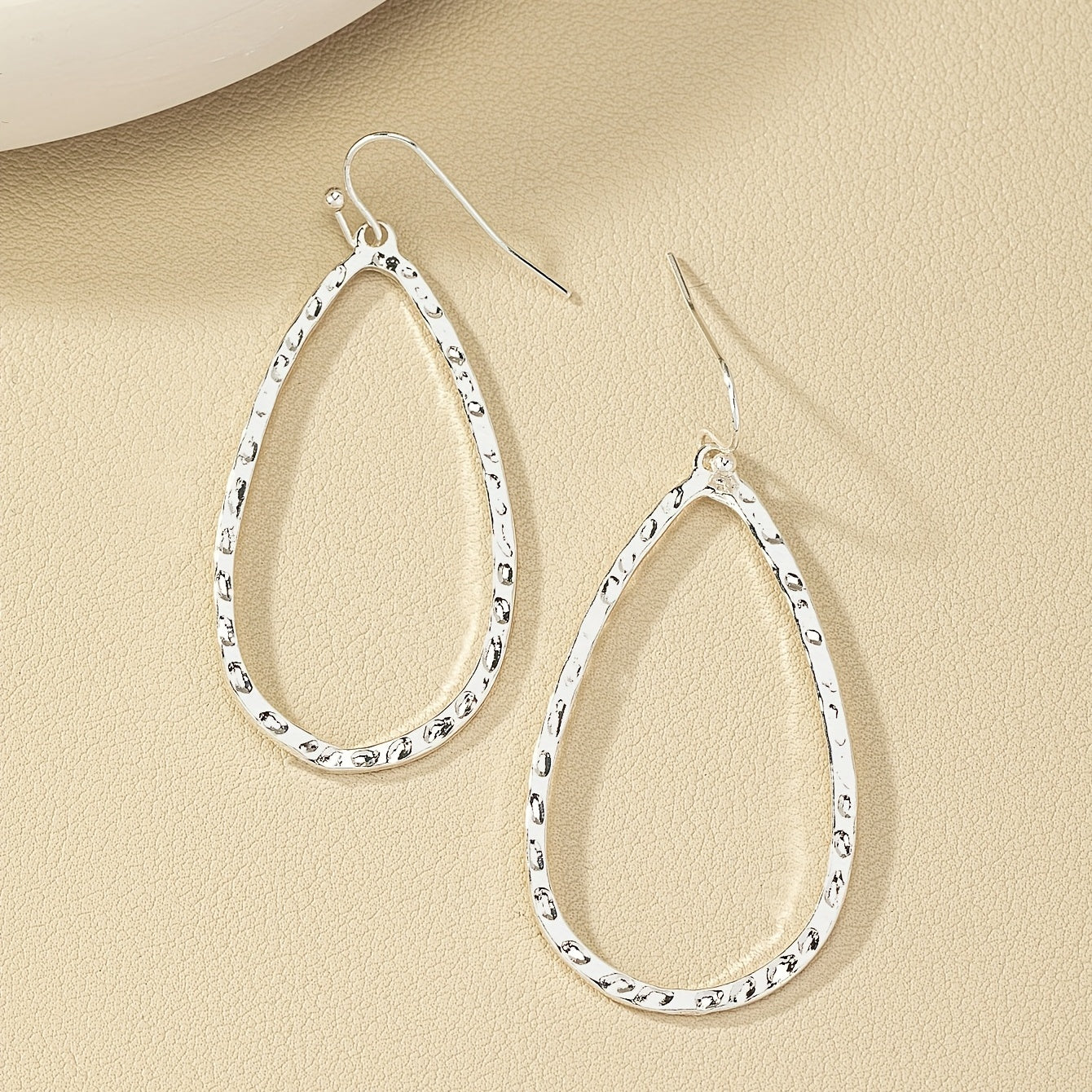 Hollow Dainty Water Drop Shape Pendant Drop