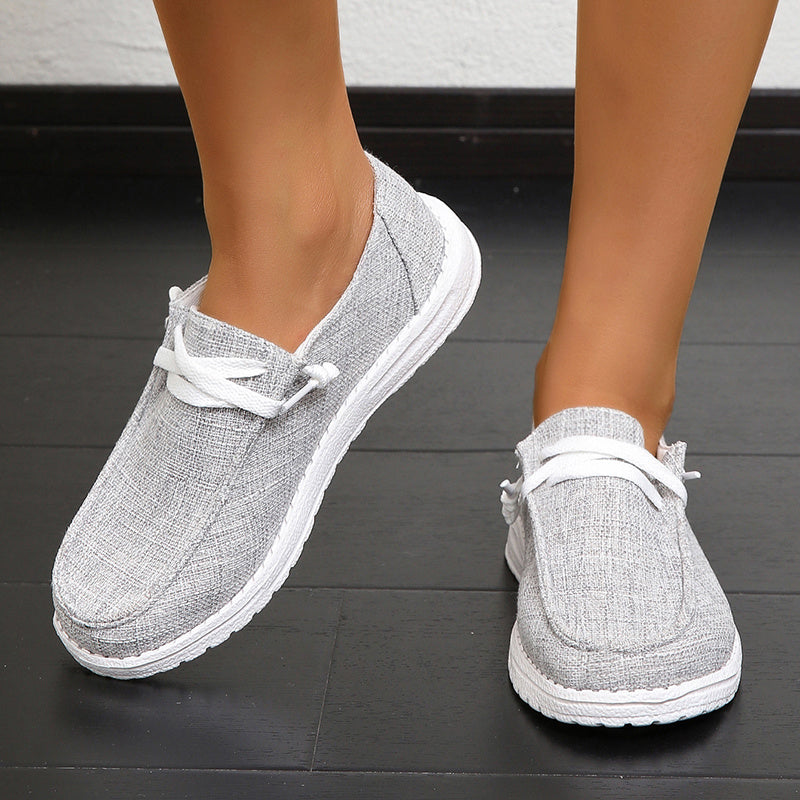 Women's Lace Up Loafer Shoes,