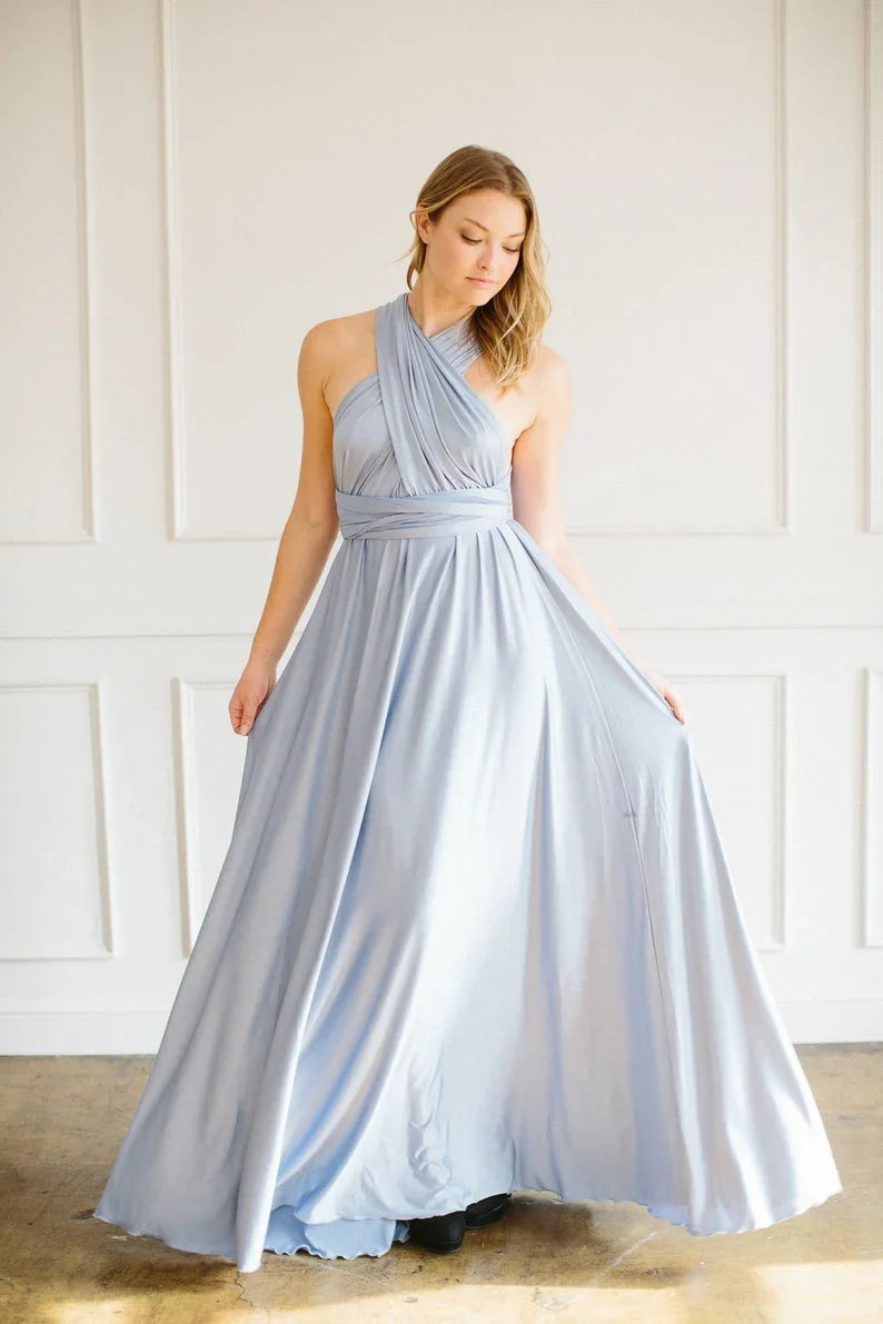 Multiway Maxi Dress Bridesmaid Dress Infinity Cocktail Dress
