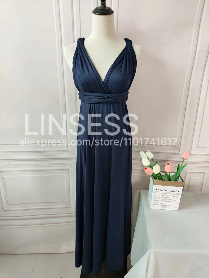 Multiway Maxi Dress Bridesmaid Dress Infinity Cocktail Dress