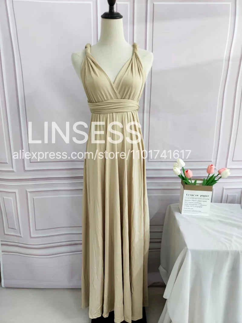 Multiway Maxi Dress Bridesmaid Dress Infinity Cocktail Dress