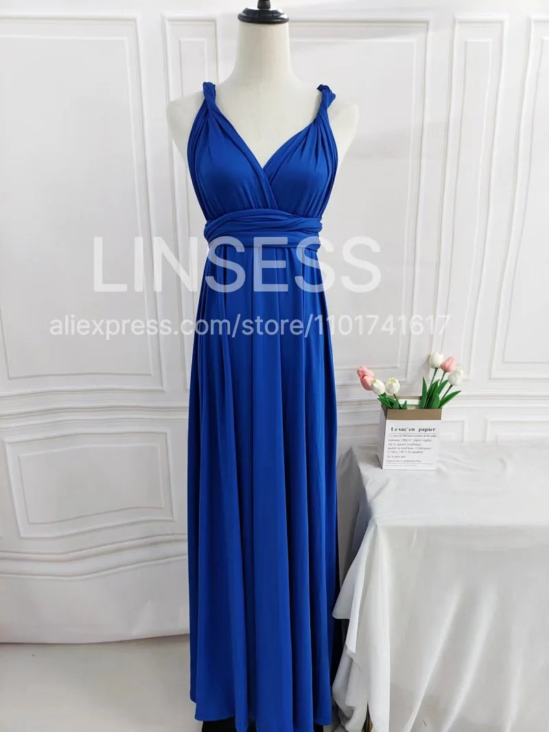 Multiway Maxi Dress Bridesmaid Dress Infinity Cocktail Dress