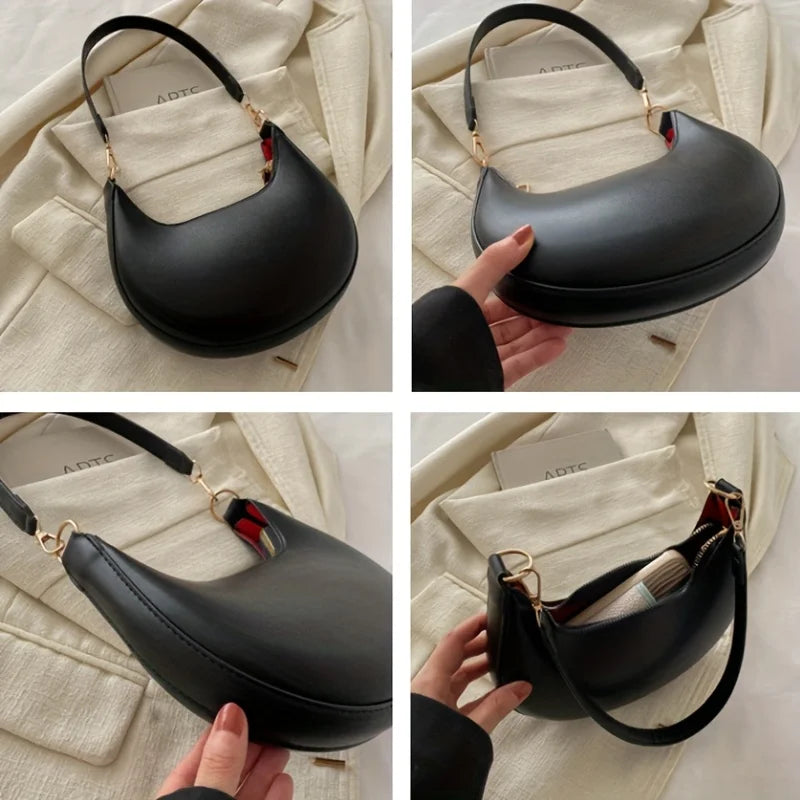New Fashionable High-end Moon-shaped Baseball Bag,