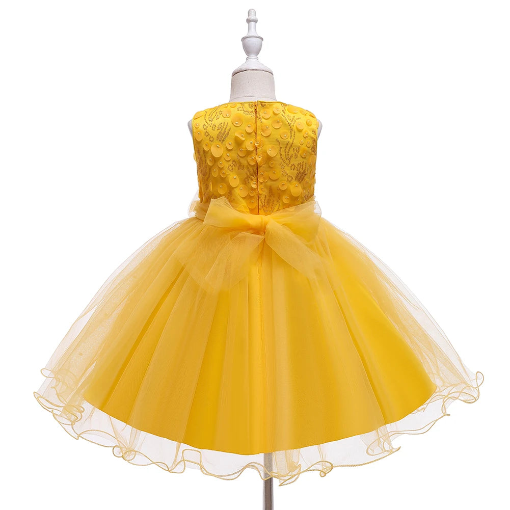 Children's Formal dress ;girl’s wedding dress  Princess Puffy dress