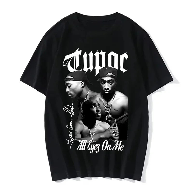 Summer Fashion Cotton T-shirt Rapper Tupac