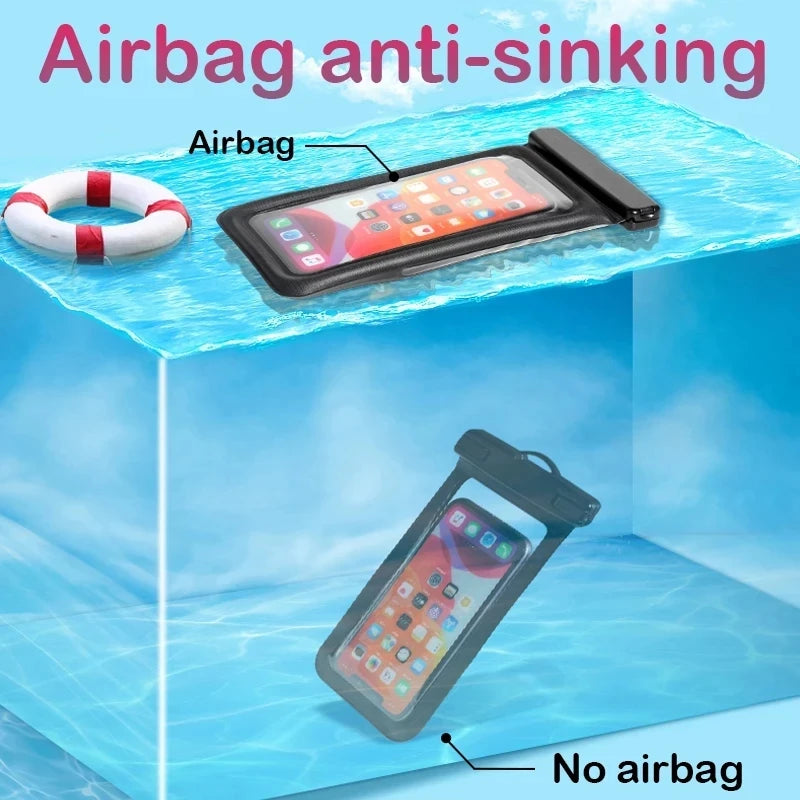 IP68 Universal Waterproof Phone Cases Bag.