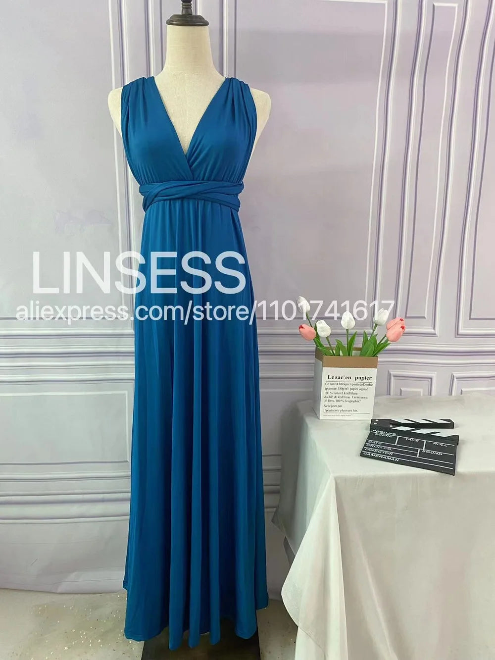Multiway Maxi Dress Bridesmaid Dress Infinity Cocktail Dress