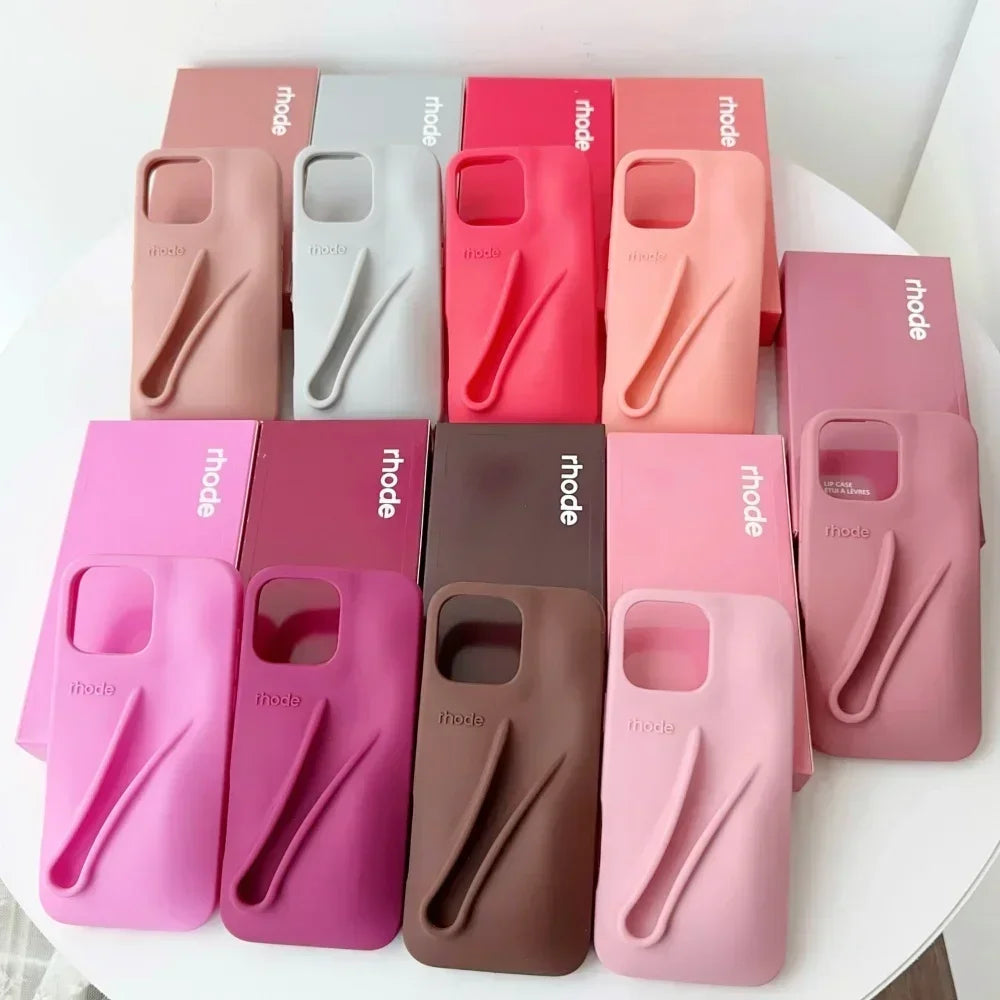 Luxury Rhode Lipstick Holder Silicone Case.