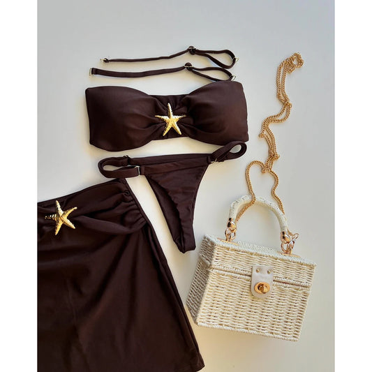 3 Piece Bikini Women Swimsuit