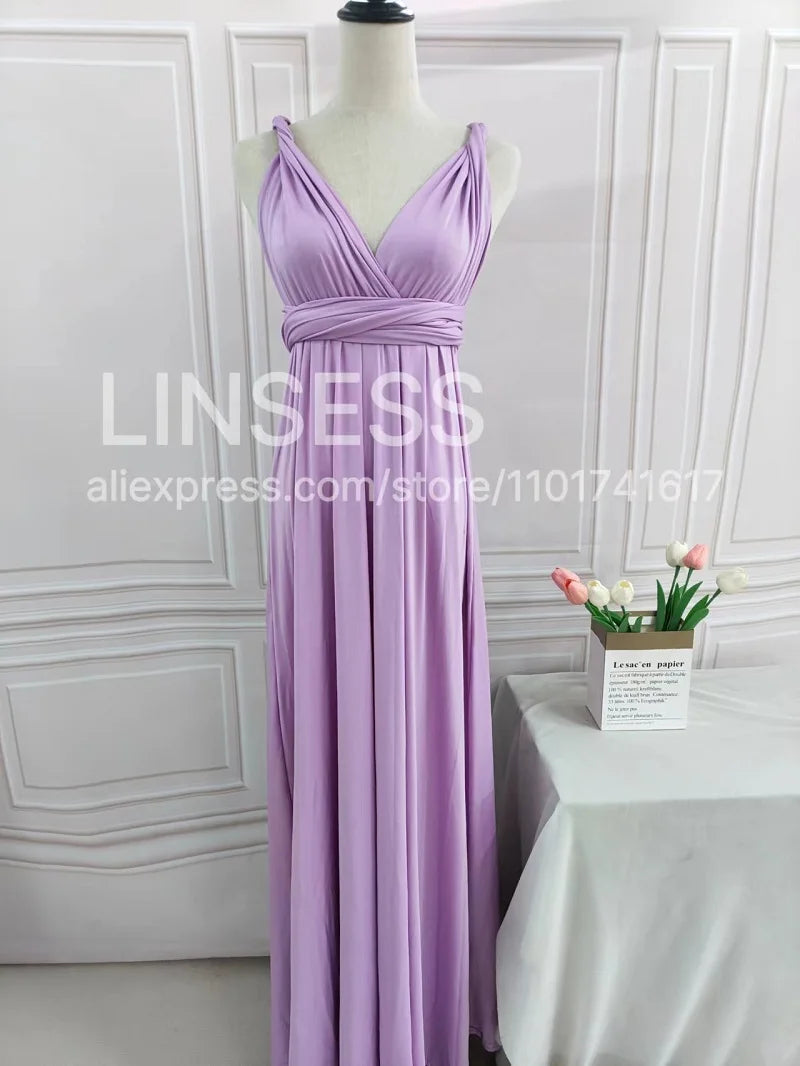 Multiway Maxi Dress Bridesmaid Dress Infinity Cocktail Dress