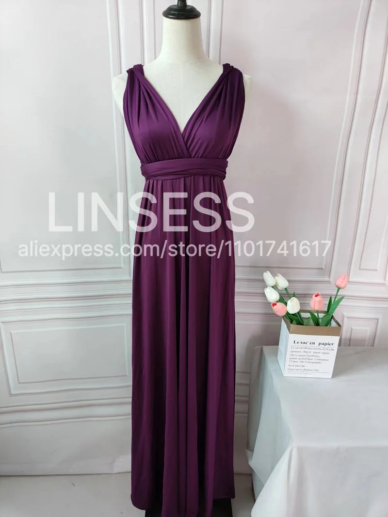 Multiway Maxi Dress Bridesmaid Dress Infinity Cocktail Dress