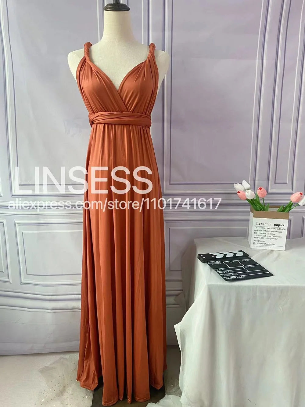 Multiway Maxi Dress Bridesmaid Dress Infinity Cocktail Dress