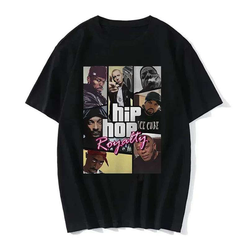 Summer Fashion Cotton T-shirt Rapper Tupac