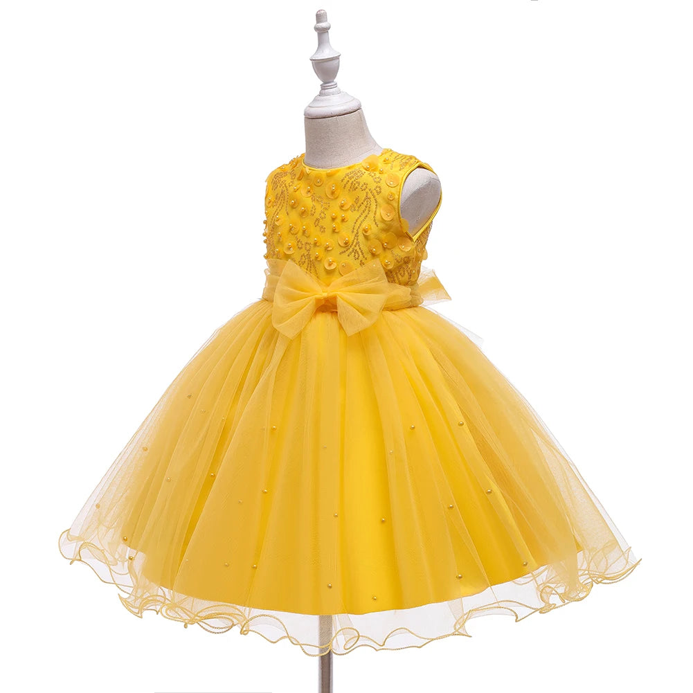 Children's Formal dress ;girl’s wedding dress  Princess Puffy dress