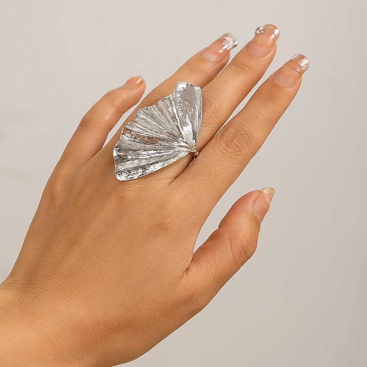 Ginkgo Leaf Ring