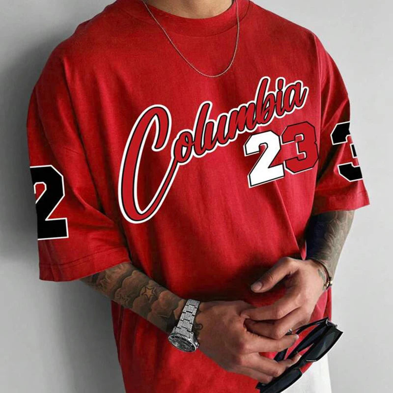 American Jersey Baseball Print Pattern Men's