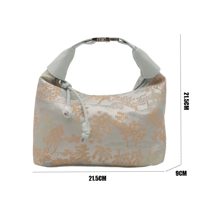 2025  Chinese Style Fine Embroidery Ladies Handbags