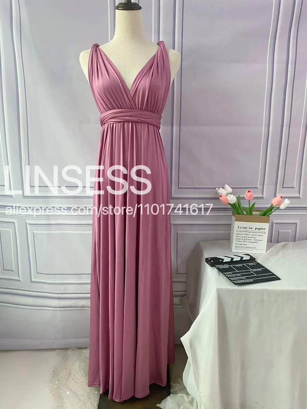 Multiway Maxi Dress Bridesmaid Dress Infinity Cocktail Dress